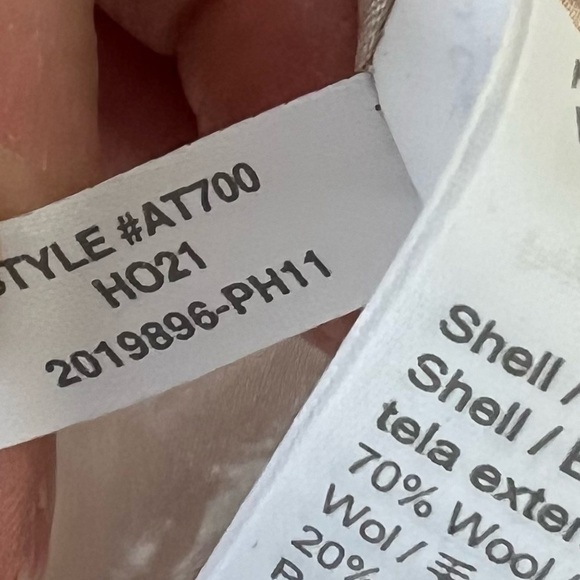 NWOT J. Crew Double-Breasted Topcoat Coat Italian Wool-Cashmere Blend Ivory 16 - Picture 8 of 13